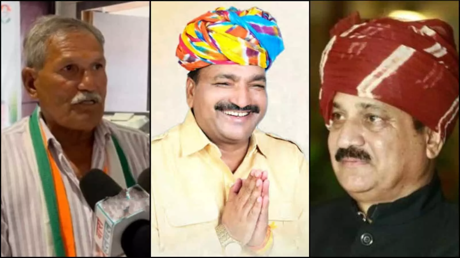 तस्वीर में तीन अलग-अलग कांग्रेस नेता दिखाई दे रहे हैं जो राजनीतिक संदर्भ में हैं। तस्वीर में तीन अलग-अलग कांग्रेस नेता दिखाई दे रहे हैं जो राजनीतिक संदर्भ में हैं।