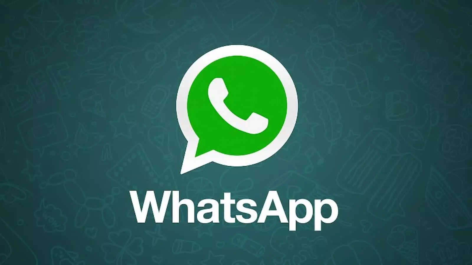 हरे रंग की पृष्ठभूमि पर सफेद रंग में बना WhatsApp का लोगो। हरे रंग की पृष्ठभूमि पर सफेद रंग में बना WhatsApp का लोगो।