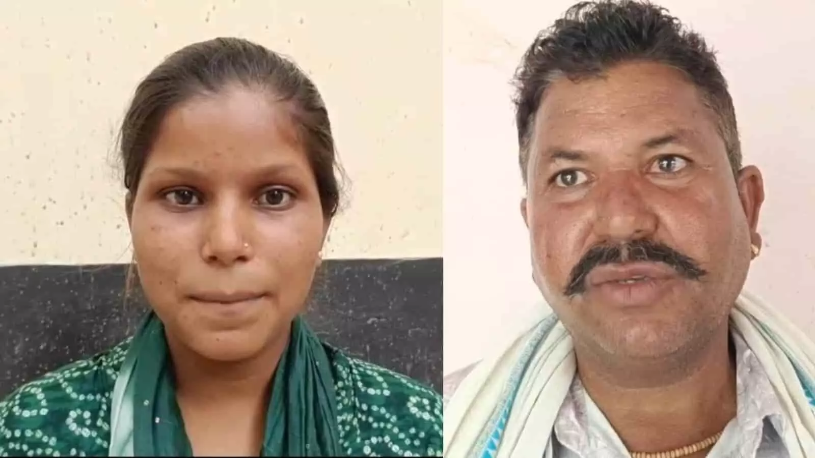 तस्वीर में दिख रही पीड़ित छात्रा और आरोपी व्यक्ति का कोलाज बारां धोखाधड़ी मामले के संदर्भ में।