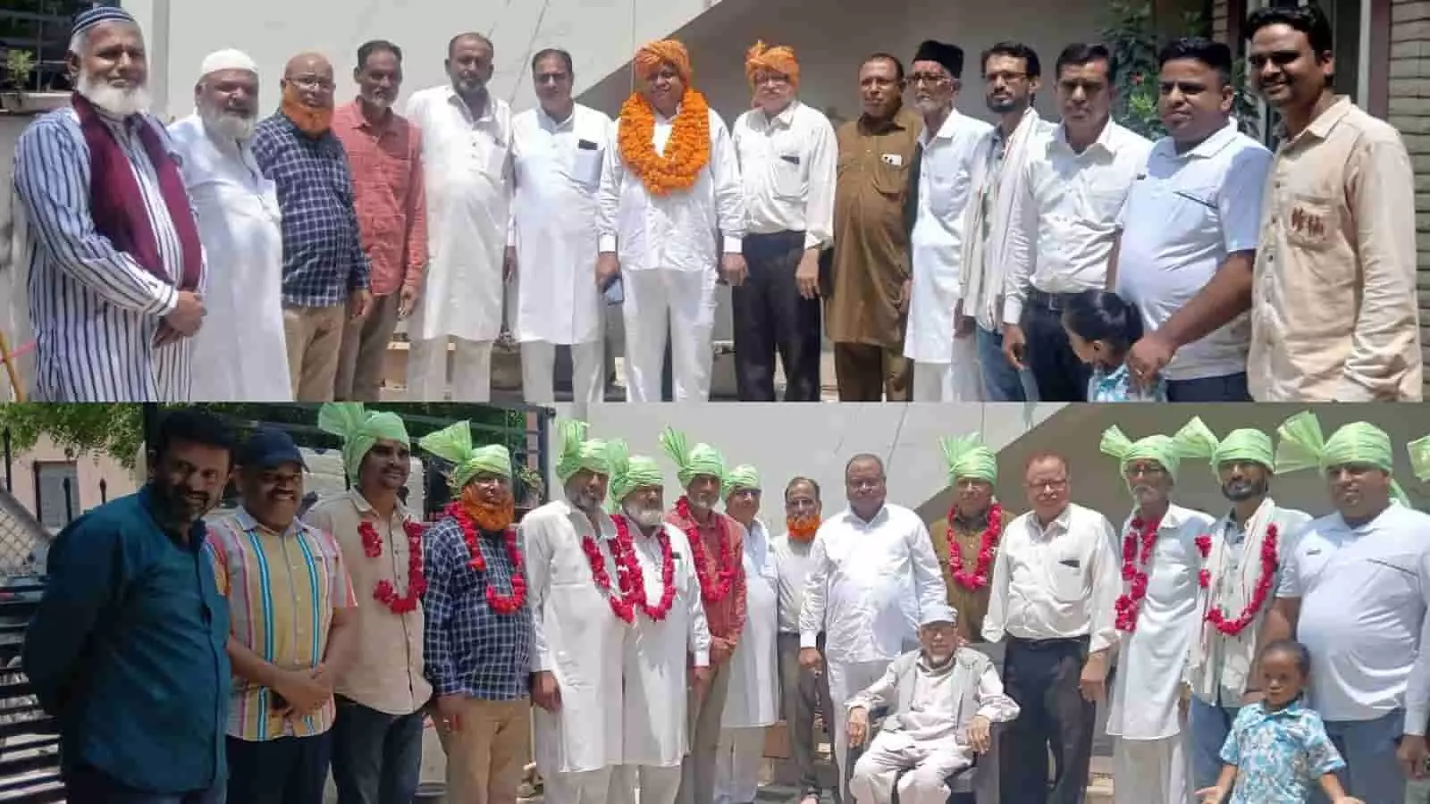 तस्वीर में कमधज नगर में हाजी आरिफ खिलजी के स्वागत समारोह में उपस्थित नागरिकों का समूह दिख रहा है। तस्वीर में कमधज नगर में हाजी आरिफ खिलजी के स्वागत समारोह में उपस्थित नागरिकों का समूह दिख रहा है।