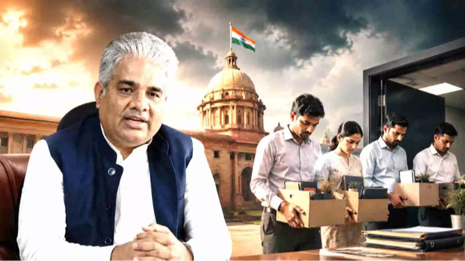 कार्यालय में फाइलों के साथ स्टाफ, इमेज जेनरेटेड बाय एआई फॉर इलस्ट्रेटिव पर्पजेस। कार्यालय में फाइलों के साथ स्टाफ, इमेज जेनरेटेड बाय एआई फॉर इलस्ट्रेटिव पर्पजेस।
