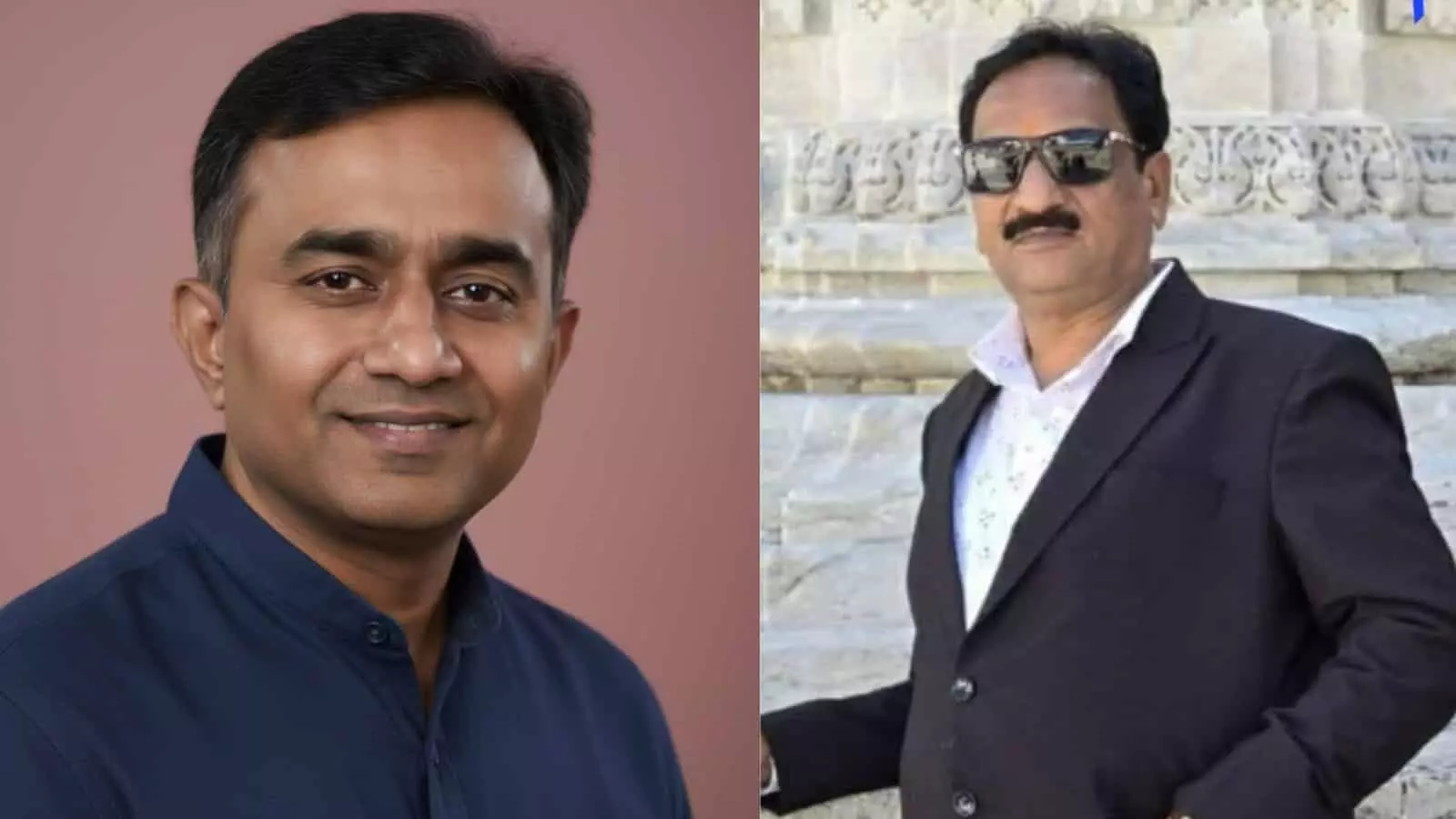 तस्वीर में खेरवाड़ा सर्राफा एसोसिएशन के दो नवनियुक्त पदाधिकारी अलग-अलग फ्रेम में खड़े दिखाई दे रहे हैं। तस्वीर में खेरवाड़ा सर्राफा एसोसिएशन के दो नवनियुक्त पदाधिकारी अलग-अलग फ्रेम में खड़े दिखाई दे रहे हैं।