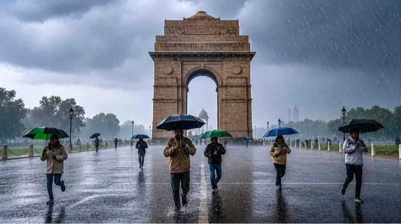 उमस भरी गर्मी के बीच दिल्ली में छाए बादल, हल्की बारिश और तेज हवाओं से मिलेगी दिल्लीवासियों को राहत|