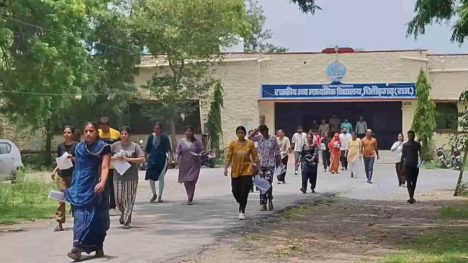 चित्तौड़गढ़ वरिष्ठ अध्यापक परीक्षा के पहले दिन 70% से अधिक उपस्थिति, 26 अभ्यर्थी दूसरी पारी में नहीं पहुंचे