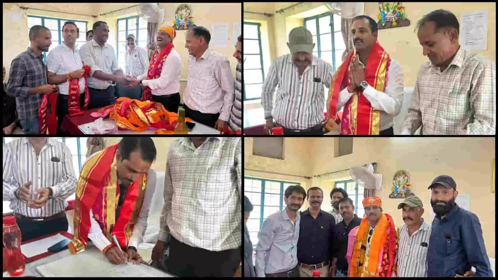 कार्यालय में कागजात पर हस्ताक्षर कर पदभार ग्रहण करते डॉ. रिपुदमन सिंह उज्ज्वल। कार्यालय में कागजात पर हस्ताक्षर कर पदभार ग्रहण करते डॉ. रिपुदमन सिंह उज्ज्वल।