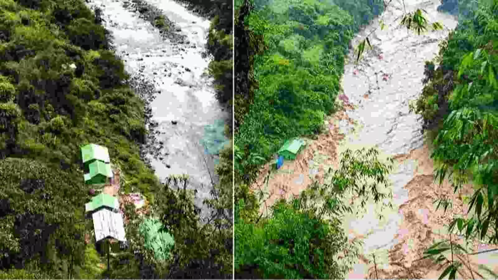 अरुणाचल प्रदेश में बाढ़ और भूस्खलन से क्षतिग्रस्त हुए सड़क मार्ग और प्रभावित क्षेत्र। अरुणाचल प्रदेश में बाढ़ और भूस्खलन से क्षतिग्रस्त हुए सड़क मार्ग और प्रभावित क्षेत्र।