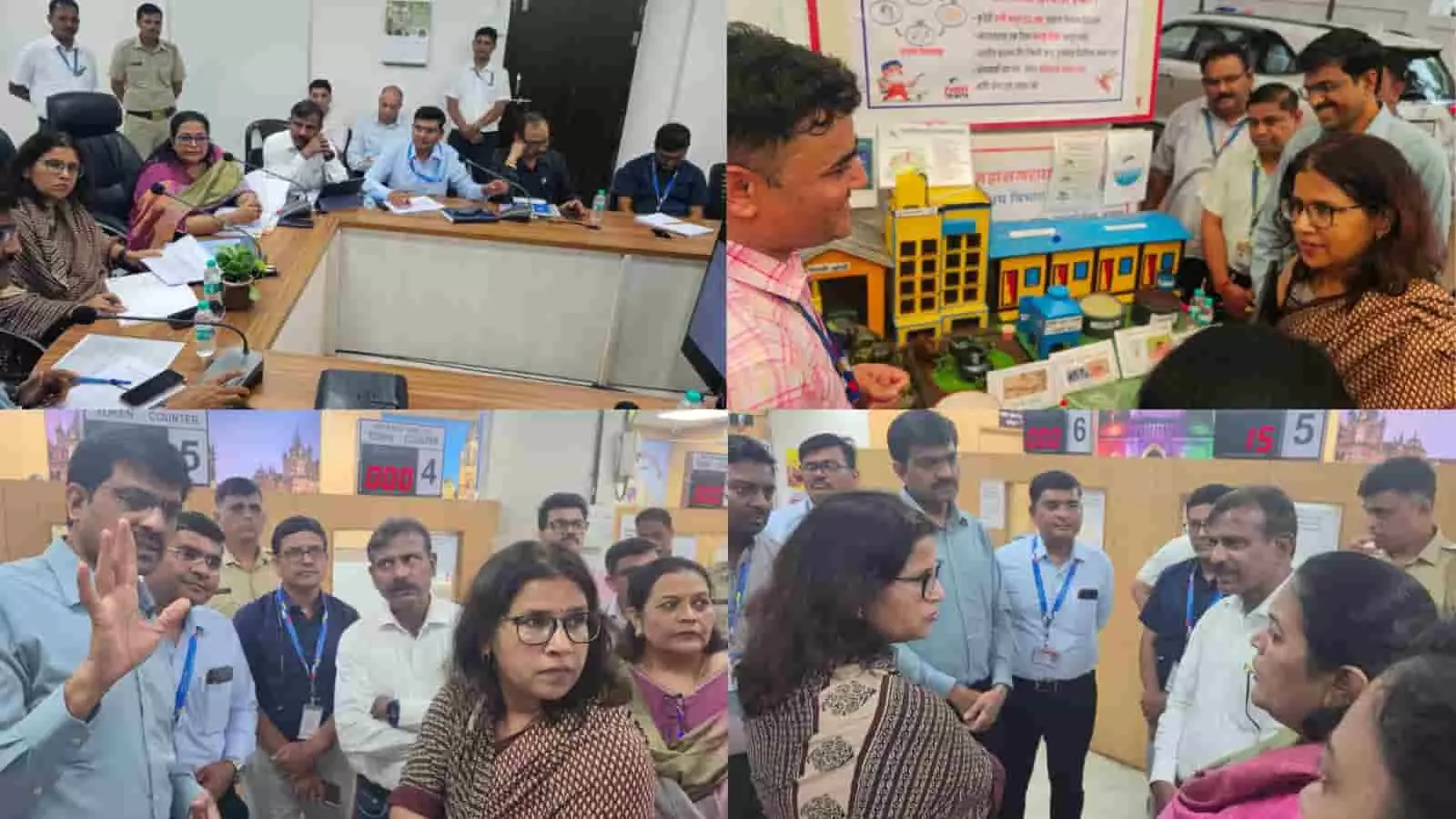 जोगेश्वरी के ट्रॉमा केयर अस्पताल में स्वास्थ्य सेवाओं का निरीक्षण करतीं अतिरिक्त आयुक्त प्राजक्ता वर्मा-लवंगारे। जोगेश्वरी के ट्रॉमा केयर अस्पताल में स्वास्थ्य सेवाओं का निरीक्षण करतीं अतिरिक्त आयुक्त प्राजक्ता वर्मा-लवंगारे।