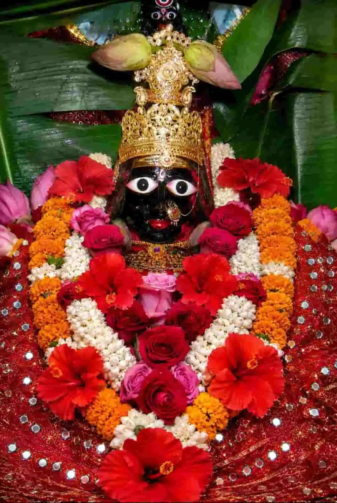 तस्वीर में श्री रूद्राणी की सुसज्जित प्रतिमा शक्तिपीठ खैरवाड़ा में नवमी अवसर पर दिख रही है। तस्वीर में श्री रूद्राणी की सुसज्जित प्रतिमा शक्तिपीठ खैरवाड़ा में नवमी अवसर पर दिख रही है।