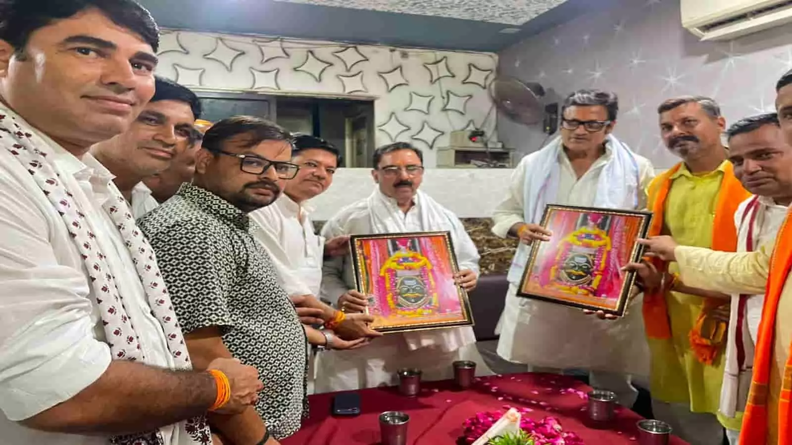 पार्थ रिसोर्ट में भाजपा कार्यकर्ताओं का शक्ति प्रदर्शन, अरुण चतुर्वेदी और राजेन्द्र राठौड़ का भव्य स्वागत