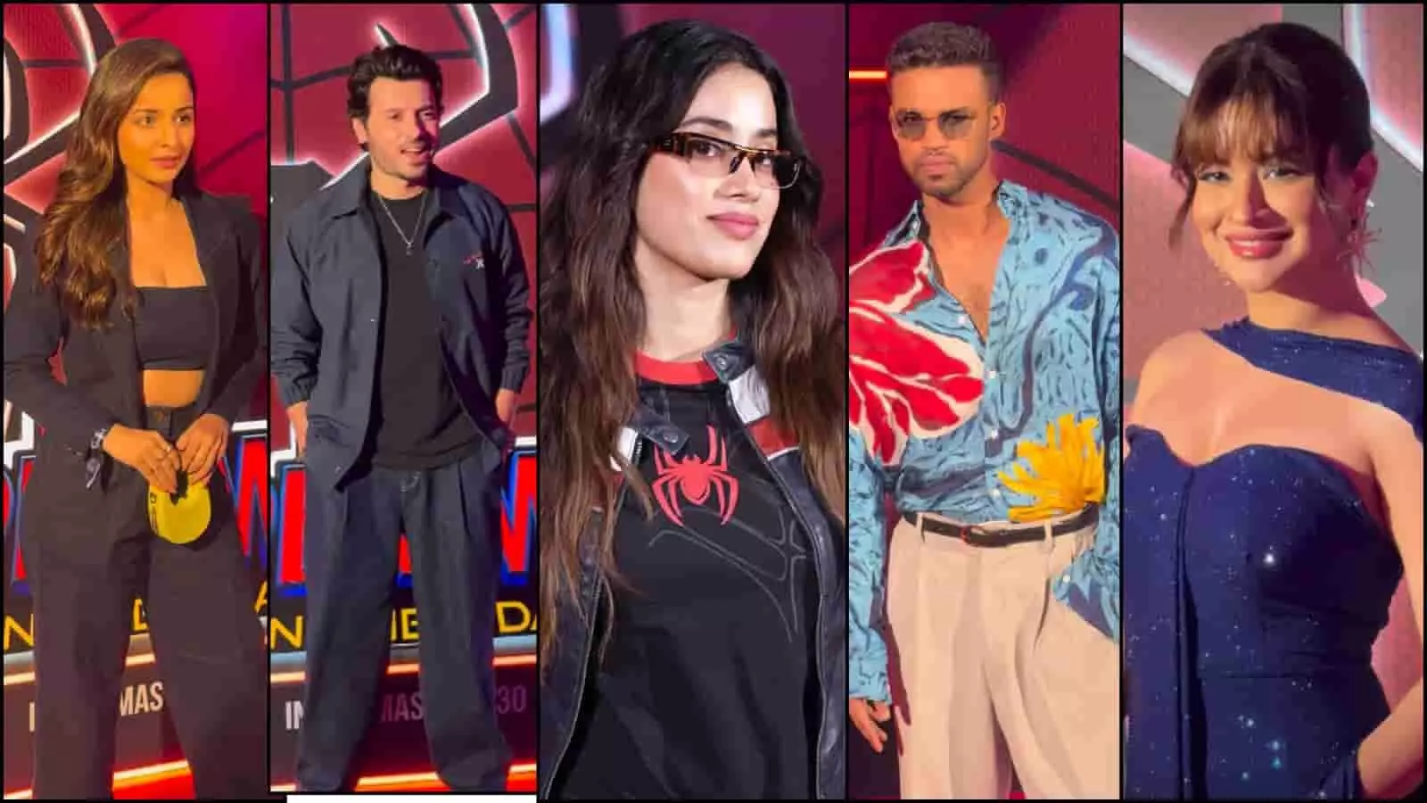 मुंबई में Spider-Man: Brand New Day के प्रीमियर में जान्हवी कपूर समेत सितारों का ग्लैमरस जलवा