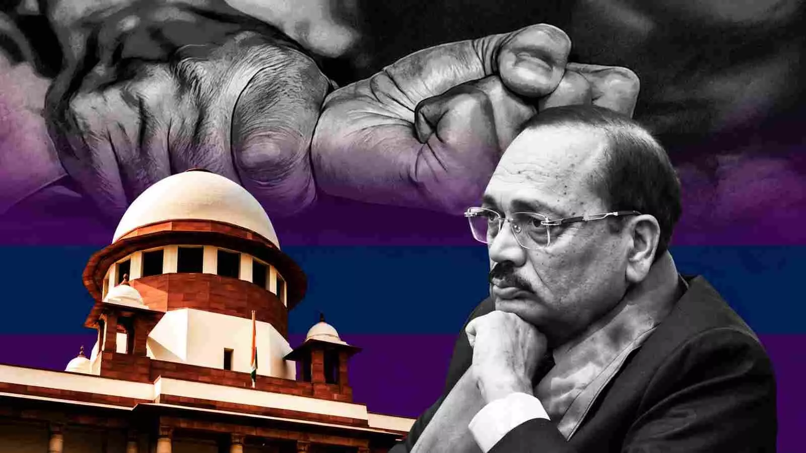 सुप्रीम कोर्ट की इमारत और एक न्यायमूर्ति नई दिल्ली में नए जजमेंट भाषा दिशा-निर्देशों के संदर्भ में दिखाई दे रहे हैं। सुप्रीम कोर्ट की इमारत और एक न्यायमूर्ति नई दिल्ली में नए जजमेंट भाषा दिशा-निर्देशों के संदर्भ में दिखाई दे रहे हैं।