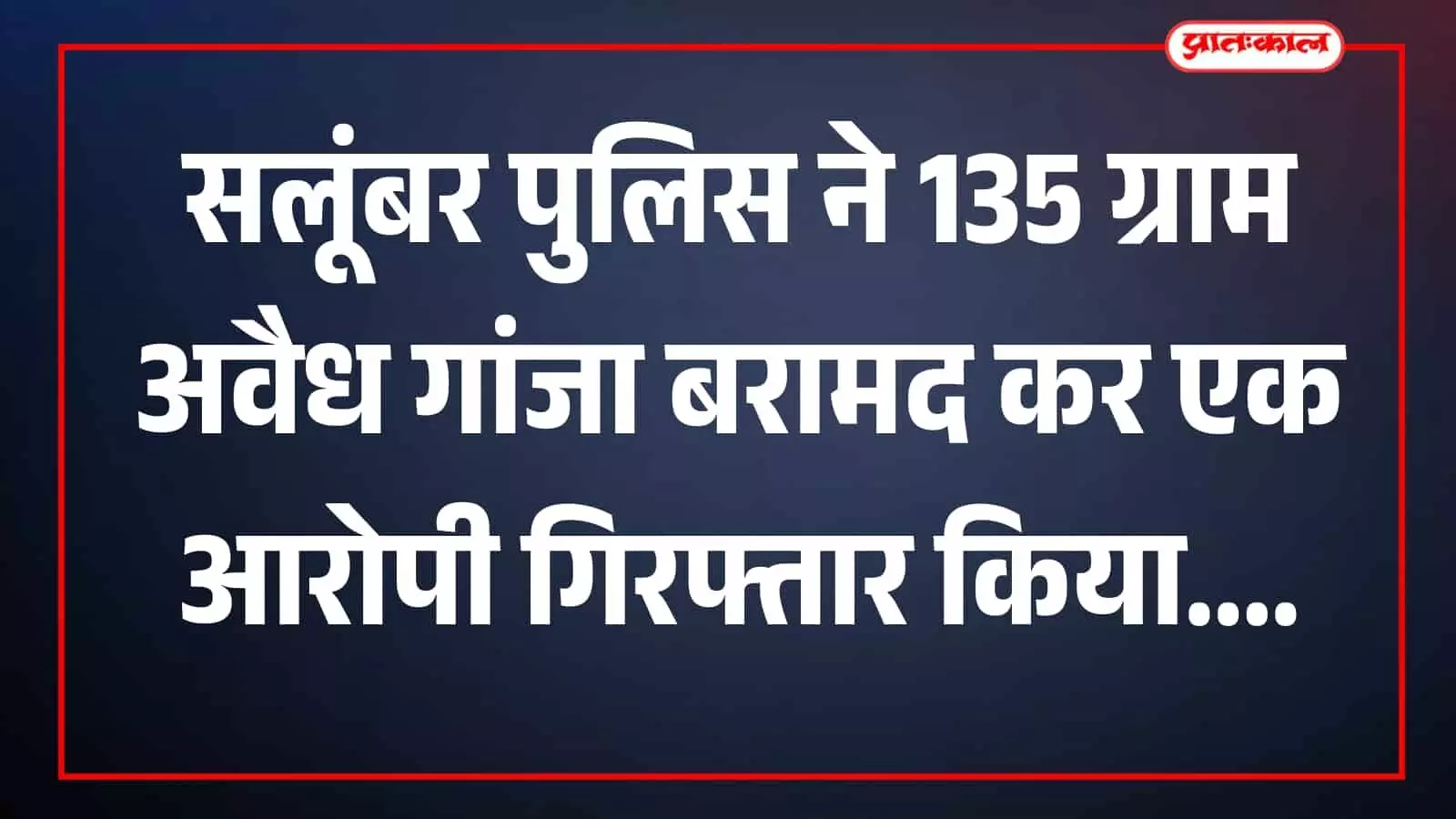 तस्वीर में सलूंबर थाना पुलिस की टीम जब्त गांजे के साथ पुलिस परिसर में दिख रही है। तस्वीर में सलूंबर थाना पुलिस की टीम जब्त गांजे के साथ पुलिस परिसर में दिख रही है।