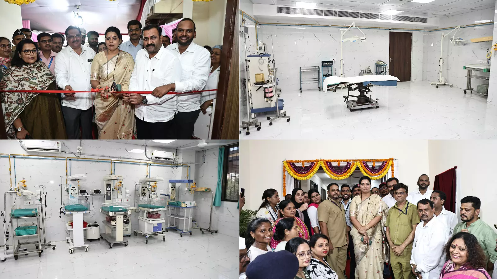 तस्वीर में मुंबई के ओशिवरा प्रसूति गृह का उद्घाटन करते हुए महापौर रितु तावड़े और अधिकारी नजर आ रहे हैं। तस्वीर में मुंबई के ओशिवरा प्रसूति गृह का उद्घाटन करते हुए महापौर रितु तावड़े और अधिकारी नजर आ रहे हैं।
