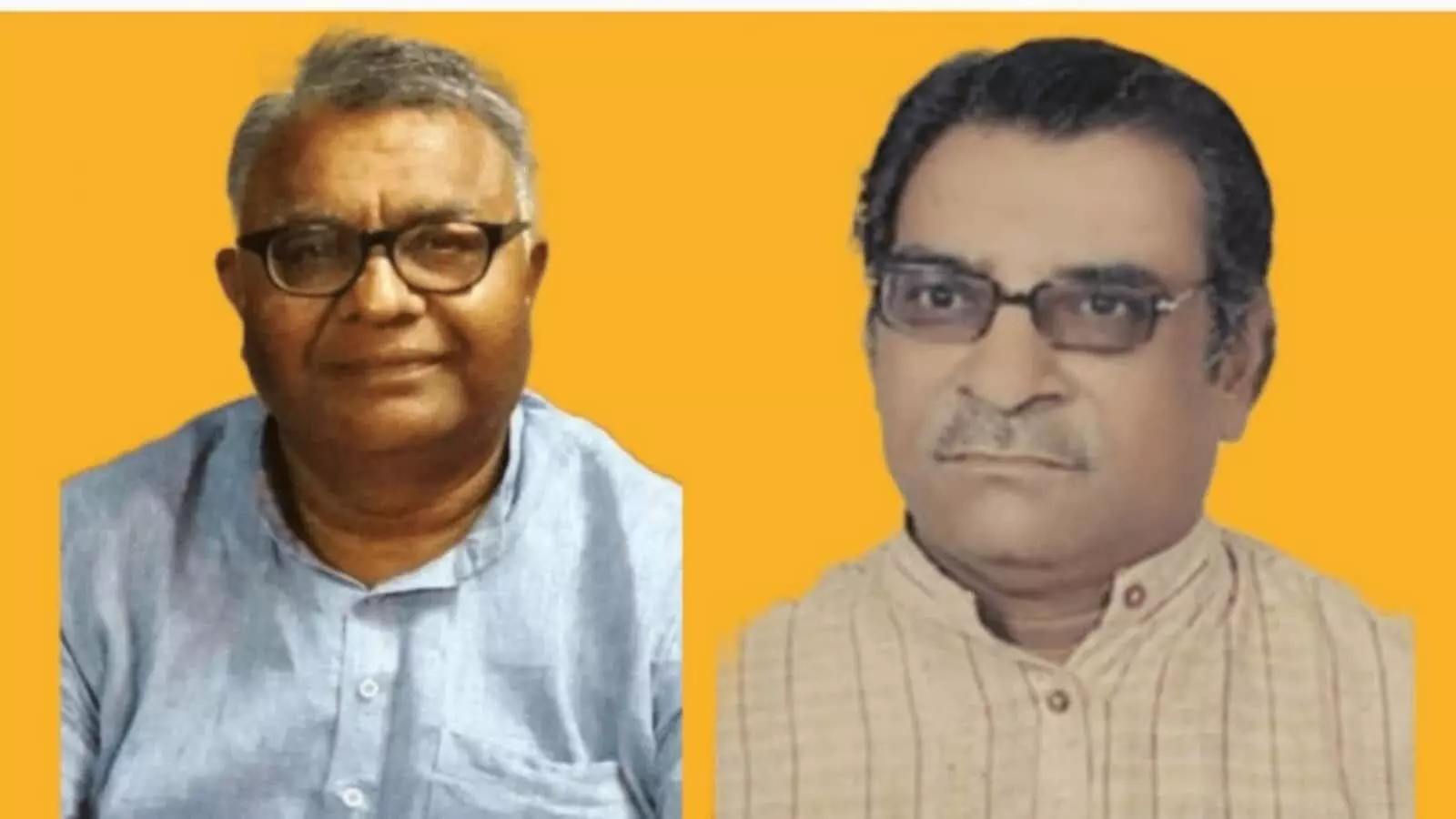 तस्वीर में बाएं से गणपतलाल शर्मा और बालचंद गर्ग नजर आ रहे हैं। तस्वीर में बाएं से गणपतलाल शर्मा और बालचंद गर्ग नजर आ रहे हैं।
