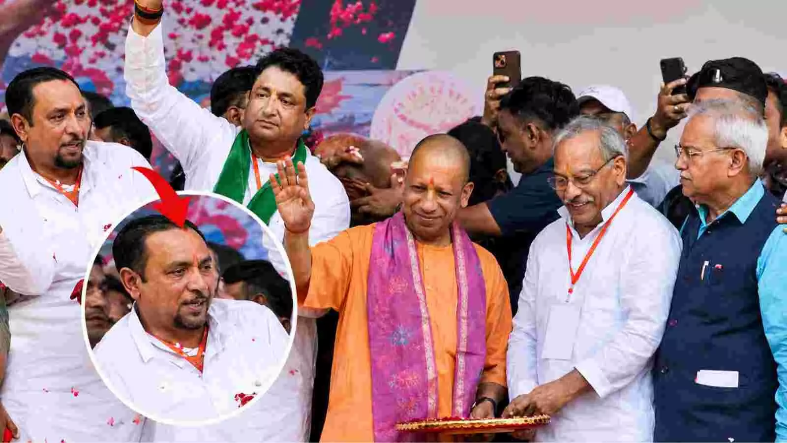 कांवड़ियों पर फूल बरसाने से गरमाई सियासत, RLD विधायक गुलाम मोहम्मद पर AIMIM ने उठाए तीखे सवाल| कांवड़ियों पर फूल बरसाने से गरमाई सियासत, RLD विधायक गुलाम मोहम्मद पर AIMIM ने उठाए तीखे सवाल|