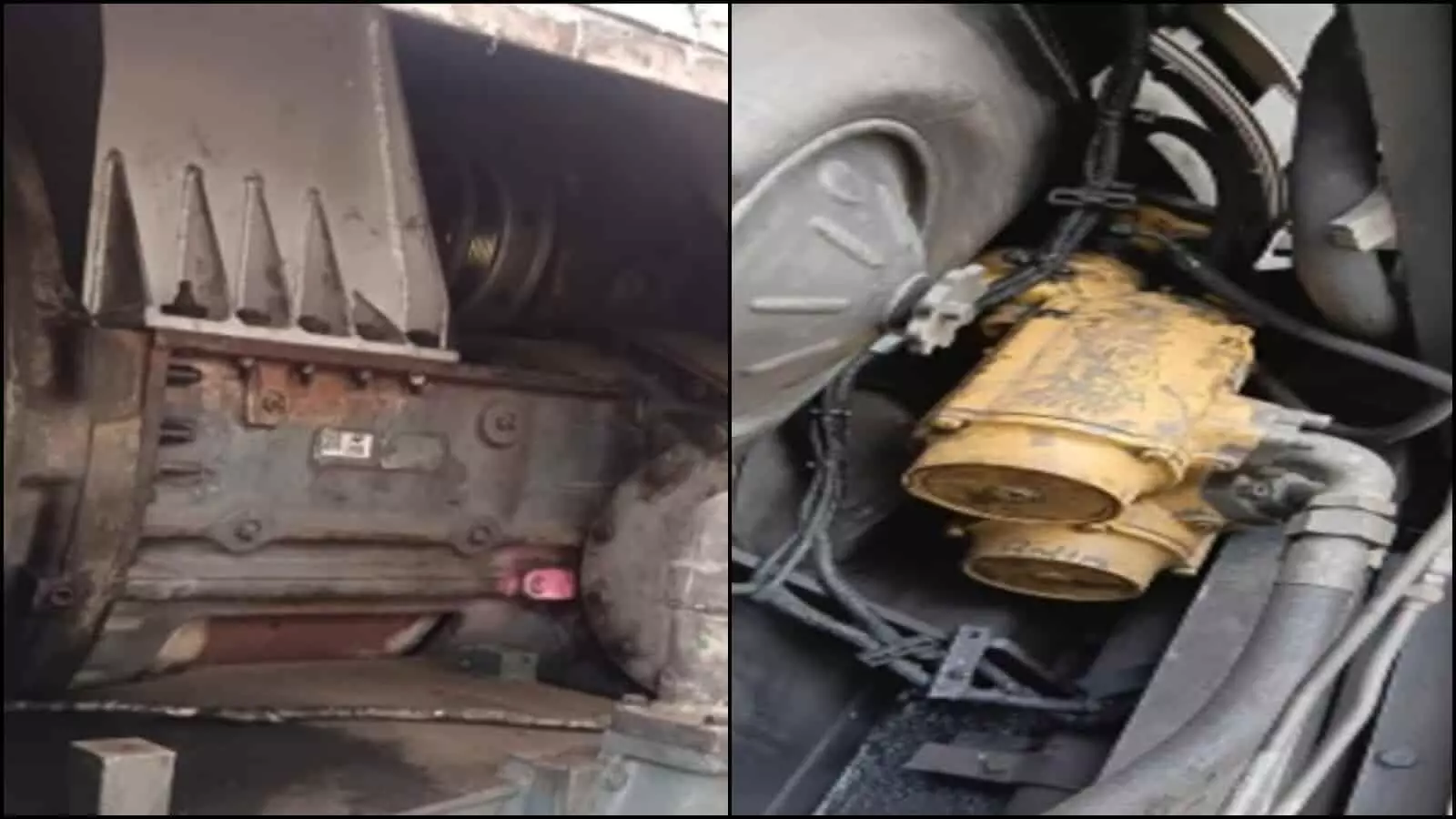तस्वीर में WDG5 लोकोमोटिव के इंजन के भीतर टर्बो और वाटर पंप के संशोधित हिस्से दिखाई दे रहे हैं। तस्वीर में WDG5 लोकोमोटिव के इंजन के भीतर टर्बो और वाटर पंप के संशोधित हिस्से दिखाई दे रहे हैं।