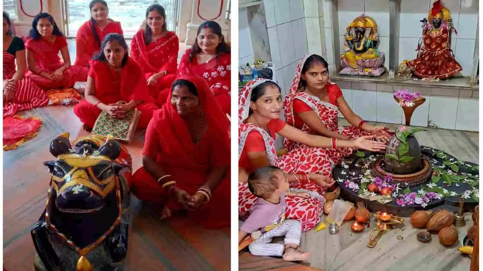 तस्वीर में महिलाएं बावलवाड़ा मंदिर में जीवंतिका माता का व्रत कर रही हैं। तस्वीर में महिलाएं बावलवाड़ा मंदिर में जीवंतिका माता का व्रत कर रही हैं।