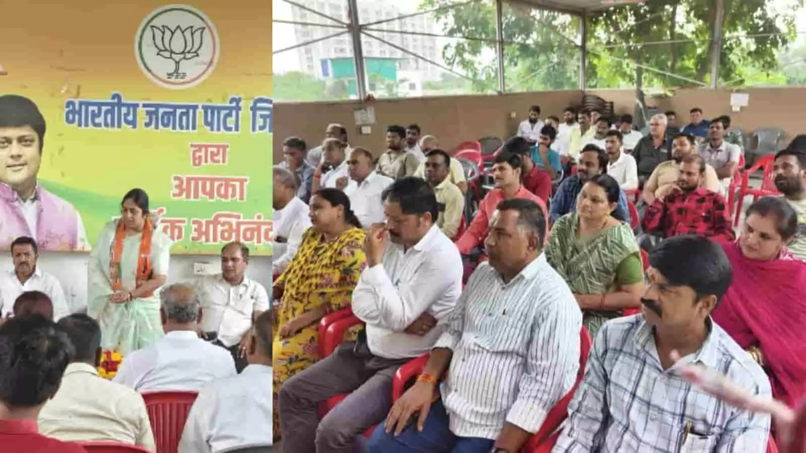 तस्वीर में कोटा स्थित सांसद कार्यालय में विभाजन विभीषिका स्मृति दिवस पर आयोजित भाजपा बैठक के दौरान बैठे लोग दिख रहे हैं। तस्वीर में कोटा स्थित सांसद कार्यालय में विभाजन विभीषिका स्मृति दिवस पर आयोजित भाजपा बैठक के दौरान बैठे लोग दिख रहे हैं।