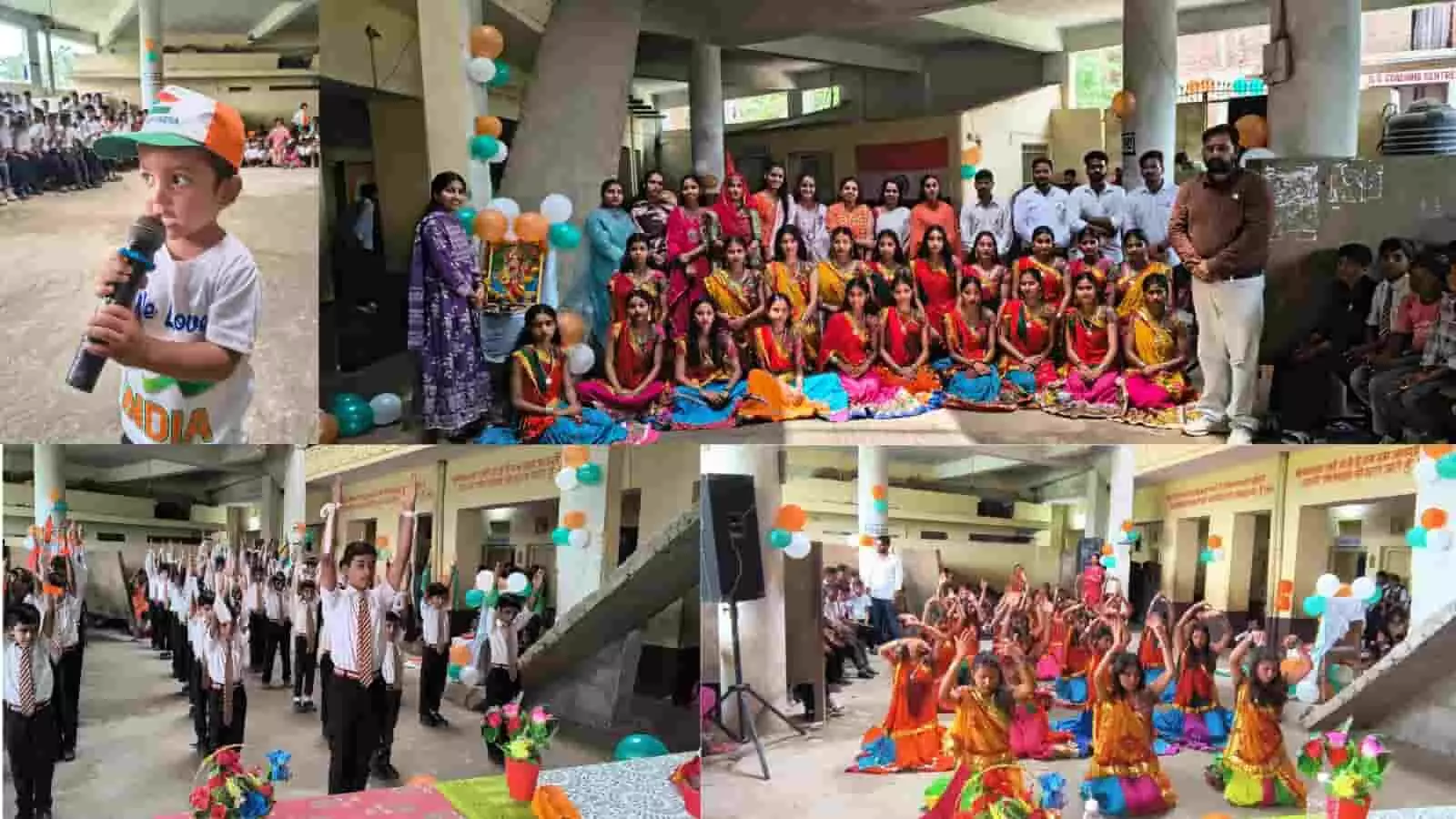 श्रीनाथ विद्या मंदिर झाड़ोल में स्वतंत्रता दिवस समारोह के दौरान सांस्कृतिक प्रस्तुतियां देते छात्र-छात्राएं। श्रीनाथ विद्या मंदिर झाड़ोल में स्वतंत्रता दिवस समारोह के दौरान सांस्कृतिक प्रस्तुतियां देते छात्र-छात्राएं।