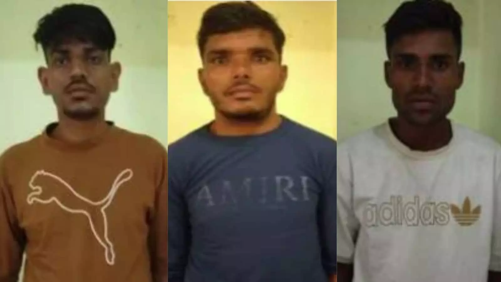सवाई माधोपुर में साइबर ठगी के मामले में गिरफ्तार किए गए तीन आरोपी नजर आ रहे हैं। सवाई माधोपुर में साइबर ठगी के मामले में गिरफ्तार किए गए तीन आरोपी नजर आ रहे हैं।