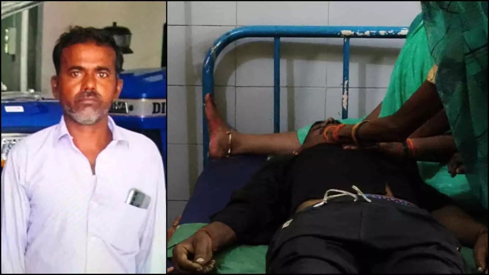 तस्वीर में अलीगंज के अस्पताल के बिस्तर पर लेटा हुआ व्यक्ति दिखाई दे रहा है। तस्वीर में अलीगंज के अस्पताल के बिस्तर पर लेटा हुआ व्यक्ति दिखाई दे रहा है।