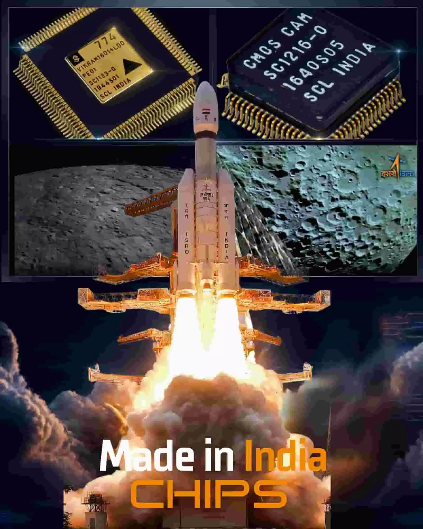 तस्वीर में भारत के अंतरिक्ष मिशन से जुड़ी स्वदेशी चिप्स और रॉकेट दिख रहे हैं। यह तस्वीर काल्पनिक है और एआई द्वारा केवल संदर्भ के लिए बनाई गई है। तस्वीर में भारत के अंतरिक्ष मिशन से जुड़ी स्वदेशी चिप्स और रॉकेट दिख रहे हैं। यह तस्वीर काल्पनिक है और एआई द्वारा केवल संदर्भ के लिए बनाई गई है।