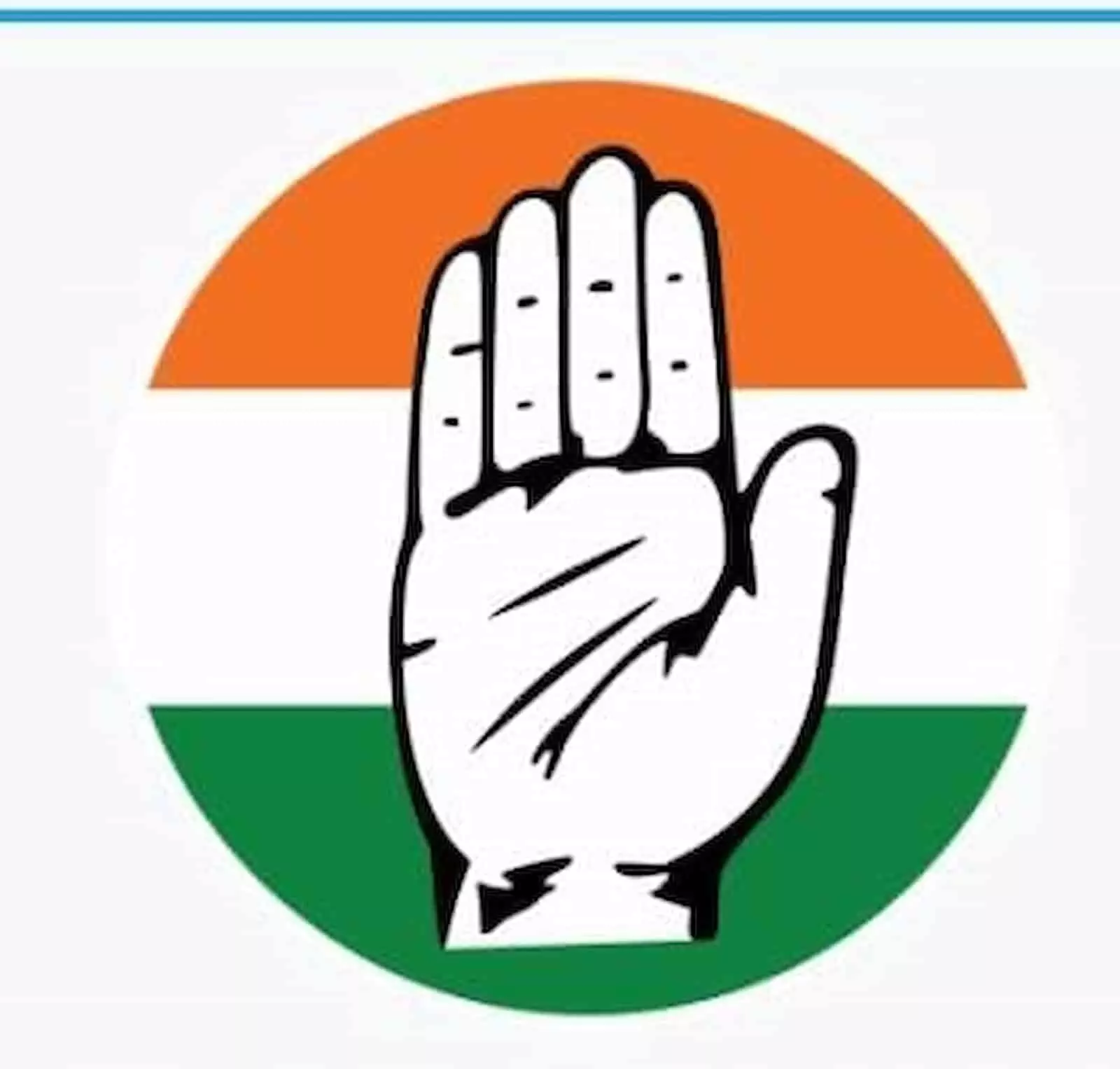 तस्वीर में कांग्रेस पार्टी का चुनाव चिन्ह हाथ का पंजा और तिरंगा पृष्ठभूमि दिख रहा है। तस्वीर में कांग्रेस पार्टी का चुनाव चिन्ह हाथ का पंजा और तिरंगा पृष्ठभूमि दिख रहा है।