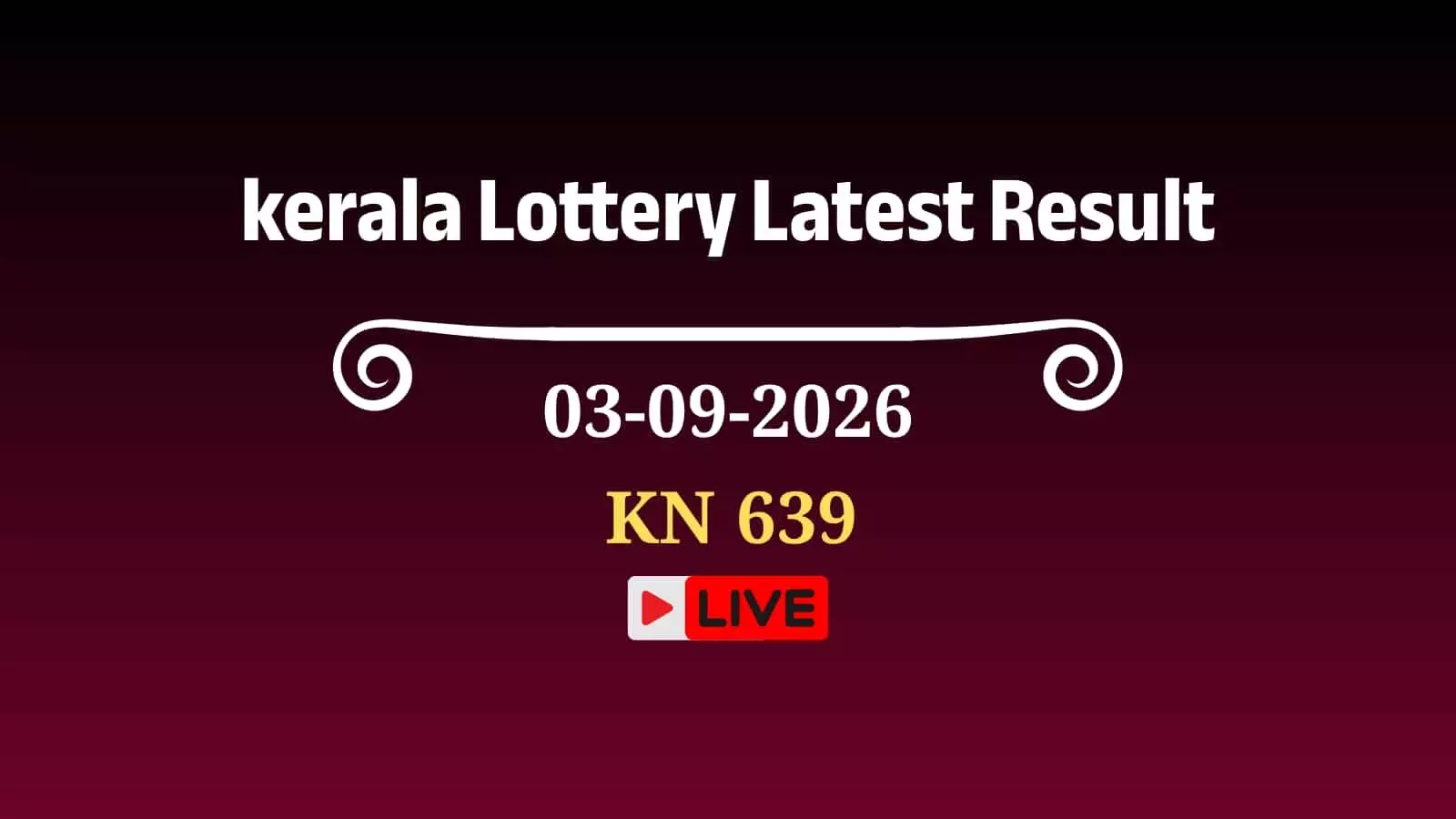 करुण्या प्लस KN 639 लॉटरी आज जारी होगा रिजल्ट, ₹1 करोड़ के इनाम पर नजर करुण्या प्लस KN 639 लॉटरी आज जारी होगा रिजल्ट, ₹1 करोड़ के इनाम पर नजर