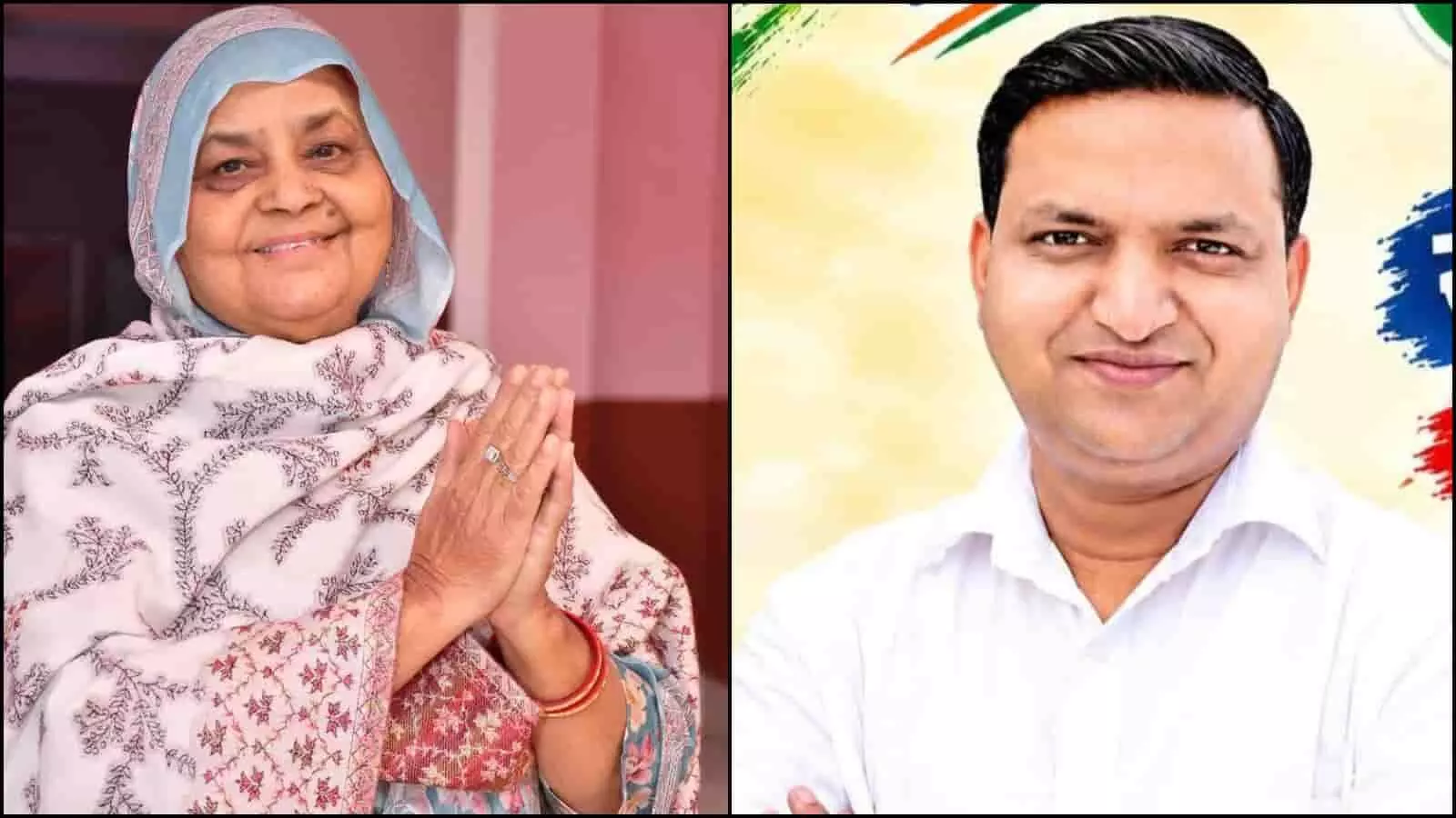 तस्वीर में नोहर नगर पालिका अध्यक्ष पद के संभावित उम्मीदवार हाजन खातून टाक और सुमित चाचाण नजर आ रहे हैं। तस्वीर में नोहर नगर पालिका अध्यक्ष पद के संभावित उम्मीदवार हाजन खातून टाक और सुमित चाचाण नजर आ रहे हैं।