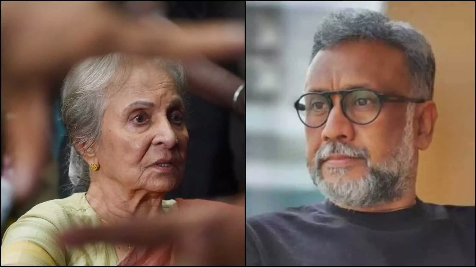 तस्वीर में अभिनेत्री वहीदा रहमान और फिल्ममेकर अनुभव सिन्हा दिखाई दे रहे हैं। तस्वीर में अभिनेत्री वहीदा रहमान और फिल्ममेकर अनुभव सिन्हा दिखाई दे रहे हैं।