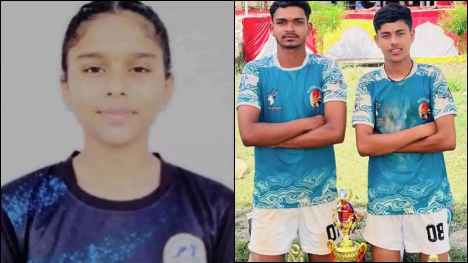 तस्वीर में बाईं ओर छात्रा प्रतिश्मा वैष्णव और दाईं ओर छात्र मनीष गिरी व नरेंद्र जनवा खड़े हैं। तस्वीर में बाईं ओर छात्रा प्रतिश्मा वैष्णव और दाईं ओर छात्र मनीष गिरी व नरेंद्र जनवा खड़े हैं।