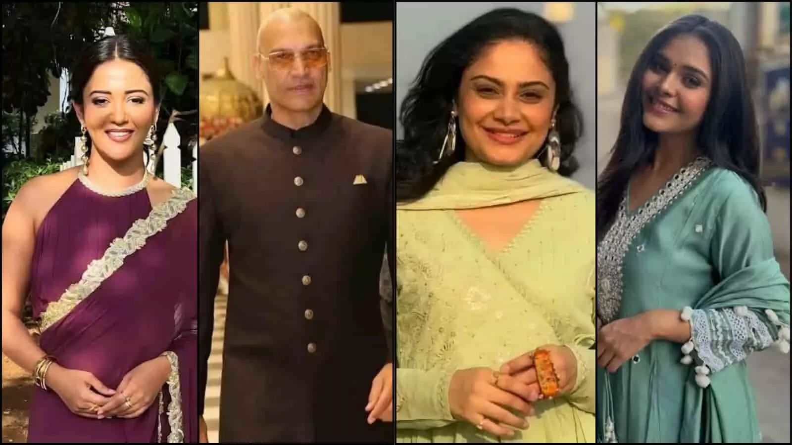 तस्वीर में दिख रही गुलकी जोशी, मनीष वाधवा, तोरल रसपुत्रा और मुस्कान बामने पारम्परिक परिधानों में पोज़ दे रहे हैं। तस्वीर में दिख रही गुलकी जोशी, मनीष वाधवा, तोरल रसपुत्रा और मुस्कान बामने पारम्परिक परिधानों में पोज़ दे रहे हैं।