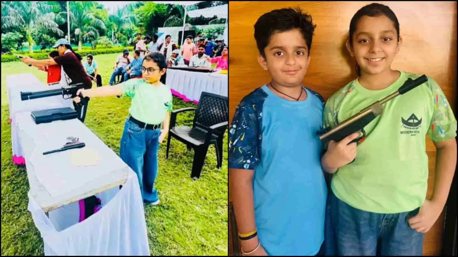 तस्वीर में आहान और शौर्यांवी पौराणिक बारां में शूटिंग प्रतियोगिता के दौरान नजर आ रहे हैं। तस्वीर में आहान और शौर्यांवी पौराणिक बारां में शूटिंग प्रतियोगिता के दौरान नजर आ रहे हैं।