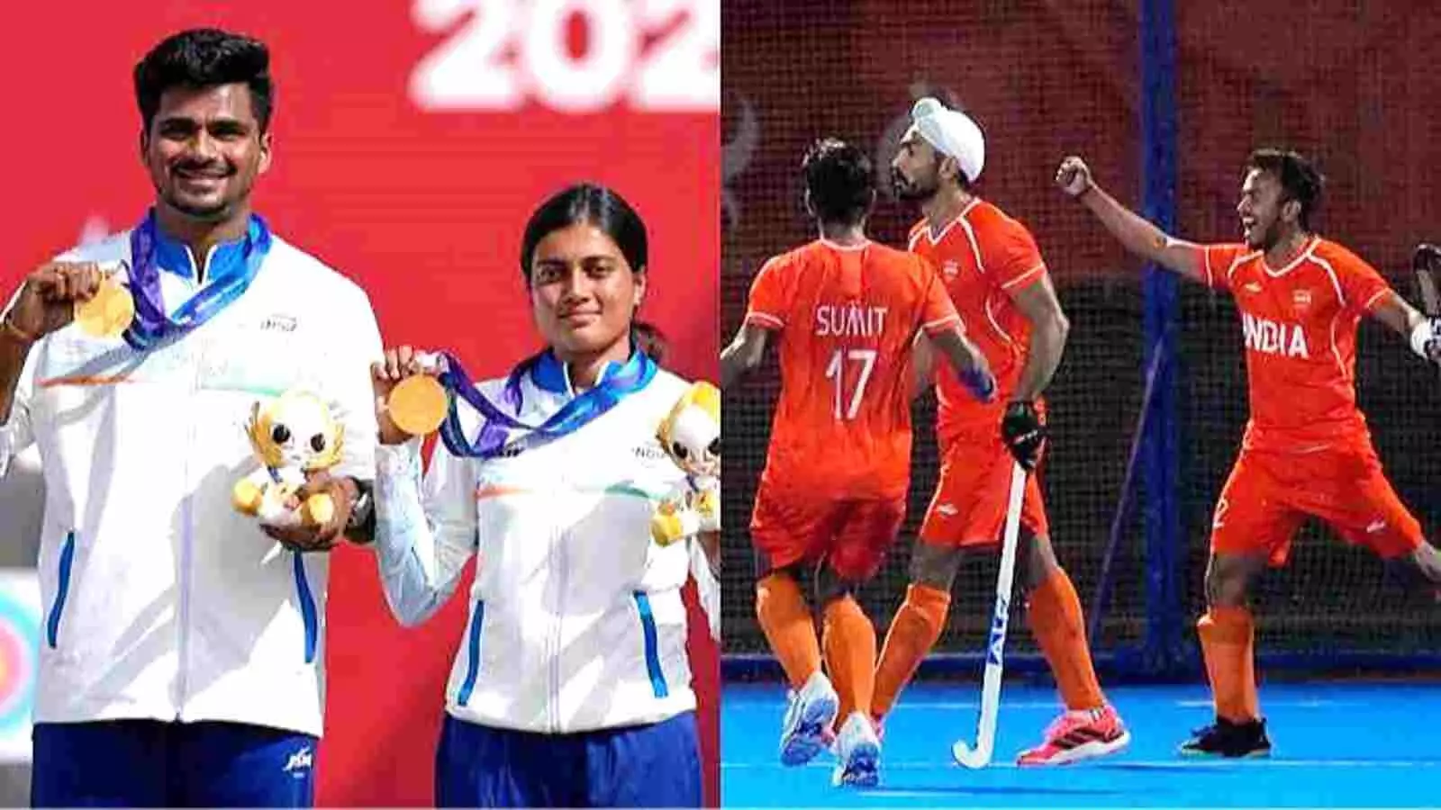 मेडल जीतने वाले भारतीय एथलीट और जश्न मनाते खिलाड़ी, एशियन गेम्स 2026 में देश के प्रदर्शन के संदर्भ में। मेडल जीतने वाले भारतीय एथलीट और जश्न मनाते खिलाड़ी, एशियन गेम्स 2026 में देश के प्रदर्शन के संदर्भ में।