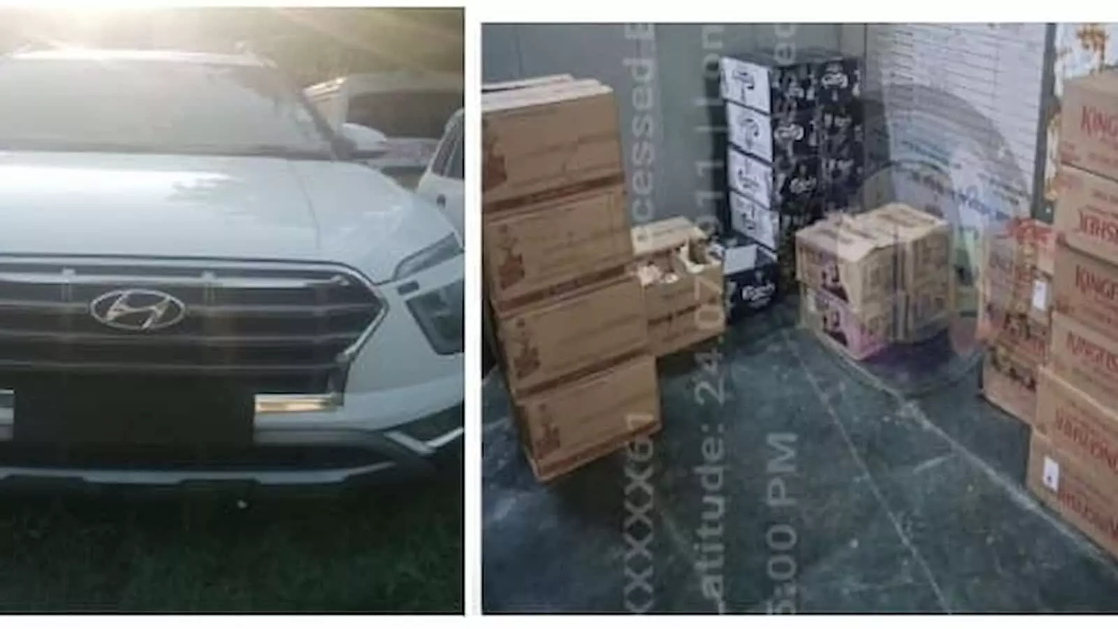 ऋषभदेव थाना क्षेत्र में नेशनल हाईवे-48 पर पुलिस ने क्रेटा कार और जप्त किए गए अवैध शराब व बीयर के कार्टन प्रदर्शित किए ऋषभदेव थाना क्षेत्र में नेशनल हाईवे-48 पर पुलिस ने क्रेटा कार और जप्त किए गए अवैध शराब व बीयर के कार्टन प्रदर्शित किए