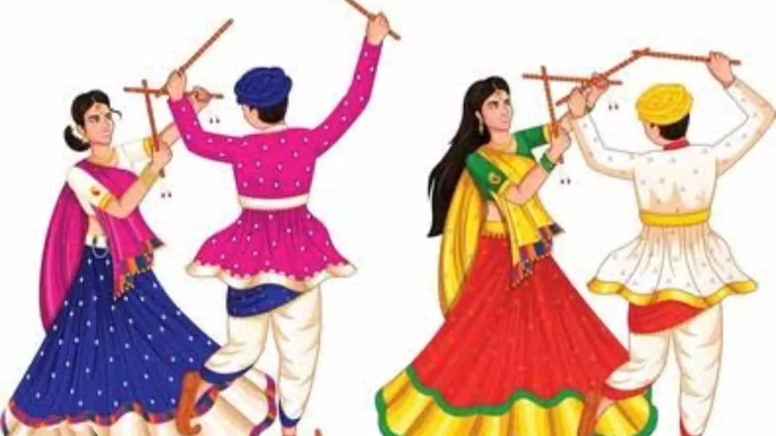 डाण्डिया खेलते हुए लोगों का चित्रण जो बारां में वैश्य महासम्मेलन के डाण्डिया महाकुम्भ के संदर्भ में है। डाण्डिया खेलते हुए लोगों का चित्रण जो बारां में वैश्य महासम्मेलन के डाण्डिया महाकुम्भ के संदर्भ में है।