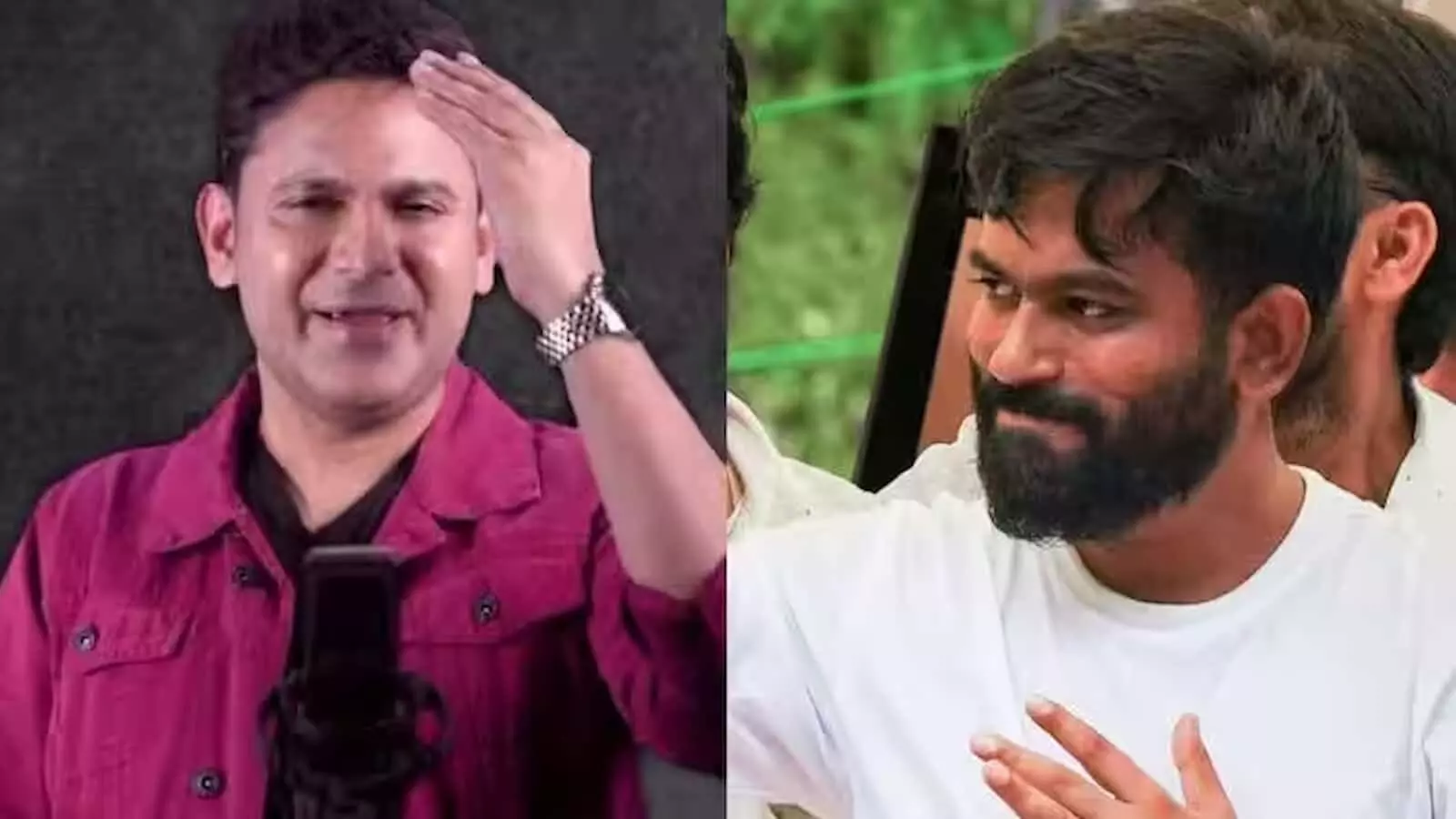 तस्वीर में बाएं तरफ गीतकार मनोज मुंतशिर और दाएं तरफ अभिजीत दीपके दिखाई दे रहे हैं। तस्वीर में बाएं तरफ गीतकार मनोज मुंतशिर और दाएं तरफ अभिजीत दीपके दिखाई दे रहे हैं।