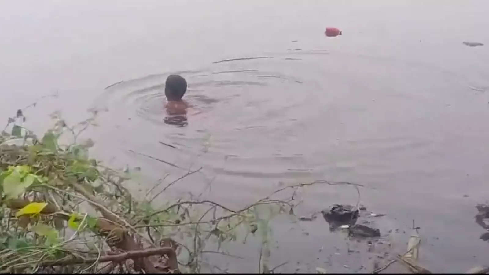 नदी में नहा रहा बच्चा बहराइच के झिंगहा घाट पर डूब गया जिसकी तलाश जारी है। नदी में नहा रहा बच्चा बहराइच के झिंगहा घाट पर डूब गया जिसकी तलाश जारी है।
