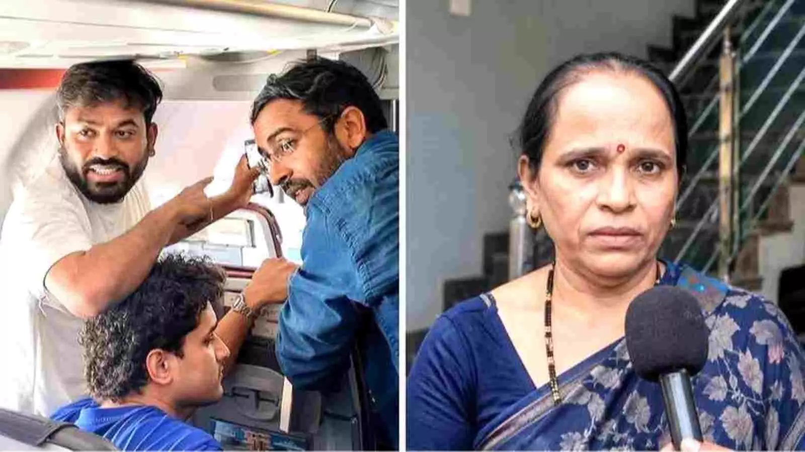 तस्वीर में नजर आ रहे अभिजीत दिपके अपनी मां के साथ दिल्ली पुलिस की कार्रवाई के बीच खड़े हैं तस्वीर में नजर आ रहे अभिजीत दिपके अपनी मां के साथ दिल्ली पुलिस की कार्रवाई के बीच खड़े हैं