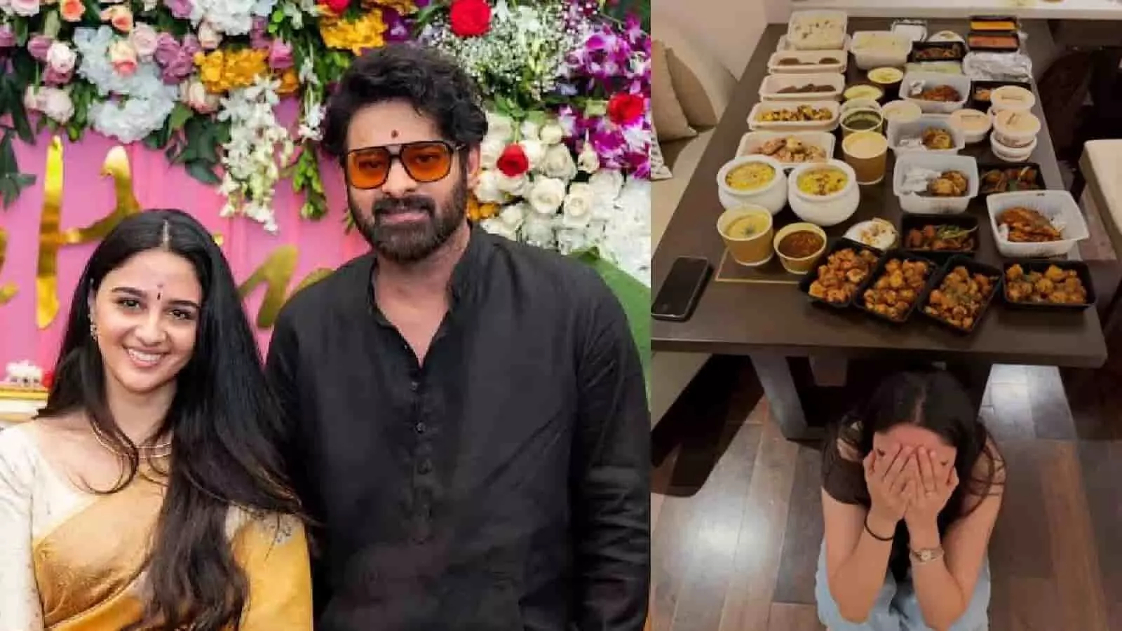 प्रभास और सह-कलाकार इमान्वी इस्माइल जन्मदिन के अवसर पर घर के बने खाने के साथ नजर आ रहे हैं। प्रभास और सह-कलाकार इमान्वी इस्माइल जन्मदिन के अवसर पर घर के बने खाने के साथ नजर आ रहे हैं।