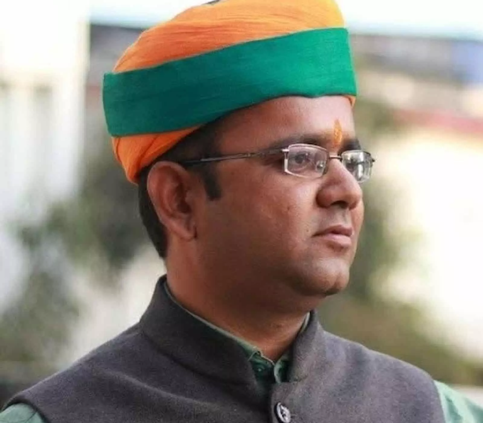 तस्वीर में दिख रहे भाजपा जिलाध्यक्ष चंद्रशेखर जोशी जिन्हें सलूंबर में धमकी मिली थी। तस्वीर में दिख रहे भाजपा जिलाध्यक्ष चंद्रशेखर जोशी जिन्हें सलूंबर में धमकी मिली थी।