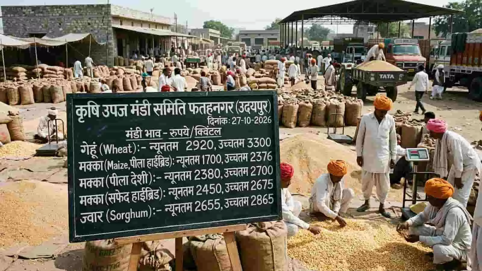 फतहनगर मंडी भाव: 27 अक्टूबर को गेहूं, मक्का और ज्वार की नई दरें जारी फतहनगर मंडी भाव: 27 अक्टूबर को गेहूं, मक्का और ज्वार की नई दरें जारी