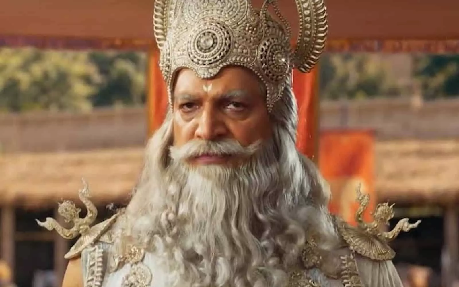 तस्वीर में सोनी सब के शो हस्तिनापुर के वीर में भीष्म पितामह की भूमिका में नजर आ रहे अभिनेता मनीष वाधवा।